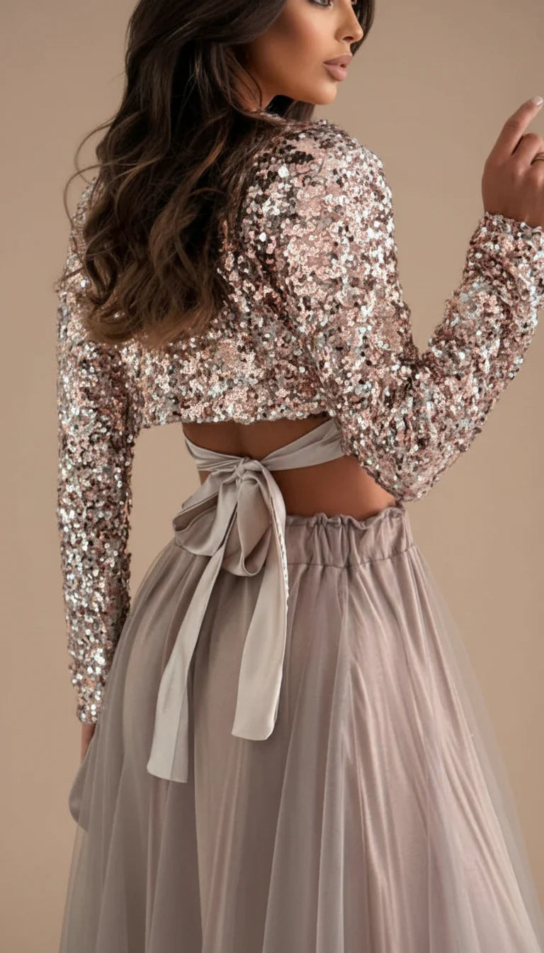 Bettina™ | Zweiteiliges Pailletten-Set