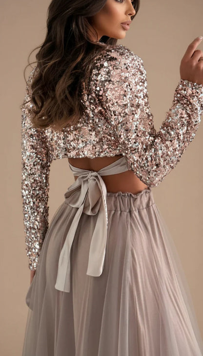 Bettina™ | Zweiteiliges Pailletten-Set