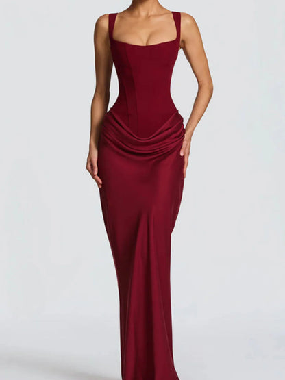 Lirissa™ | Maxikleid mit quadratischem Ausschnitt