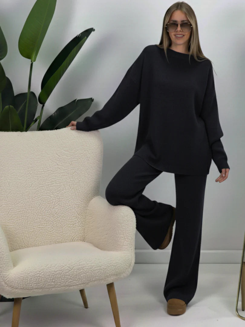 Eleonore™ | Lässiges gestricktes Lounge-Set