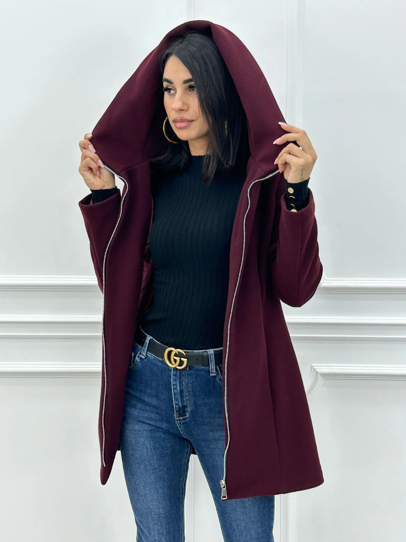 Kirella™ | Jacke in mittlerer Länge mit Kapuze