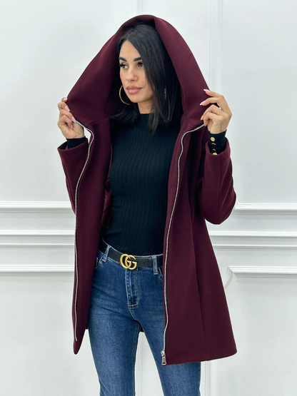 Kirella™ | Jacke in mittlerer Länge mit Kapuze