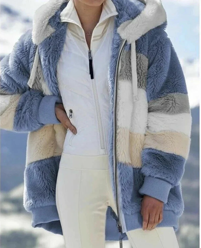 Vireya™ | Kunstfelljacke mit Kapuze