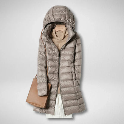 Sibylle™ | Lange gesteppte Jacke