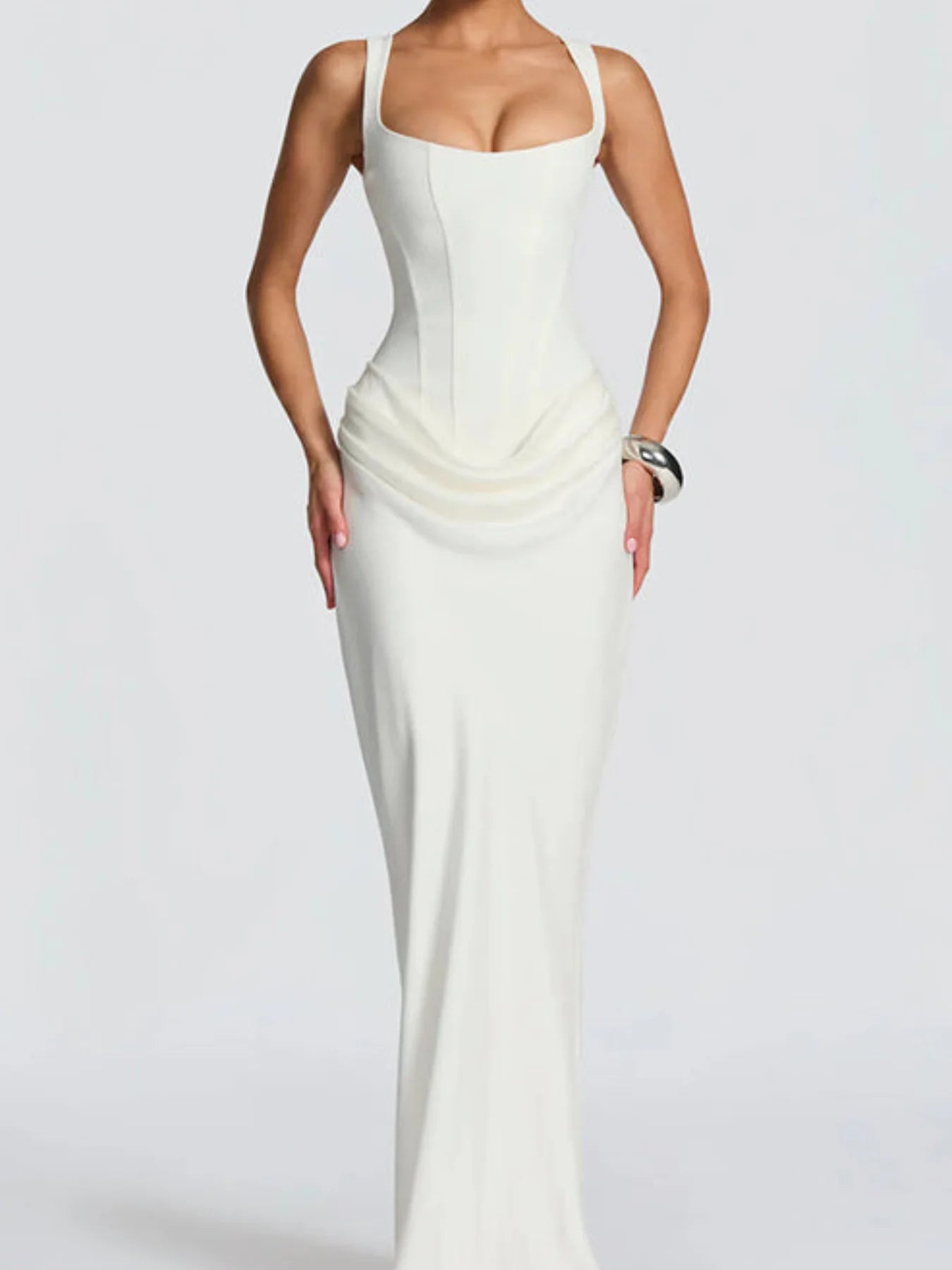 Lirissa™ | Maxikleid mit quadratischem Ausschnitt