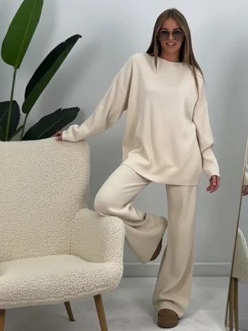 Eleonore™ | Lässiges gestricktes Lounge-Set