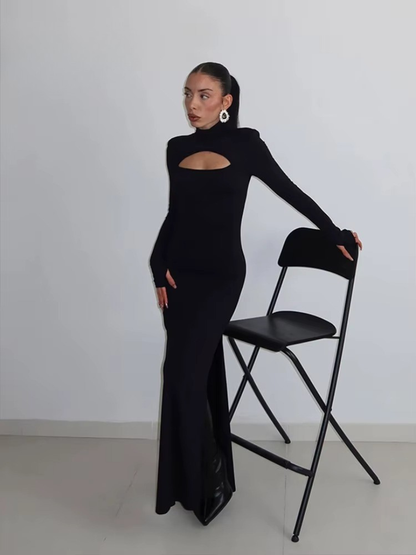 Olythia™ | Langärmliges Rollkragenkleid