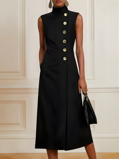 Maelith™ | Urbanes ärmelloses Midikleid