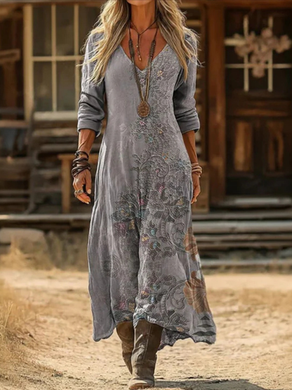 Gisela™ | Vintage-Kleid mit floralem Print