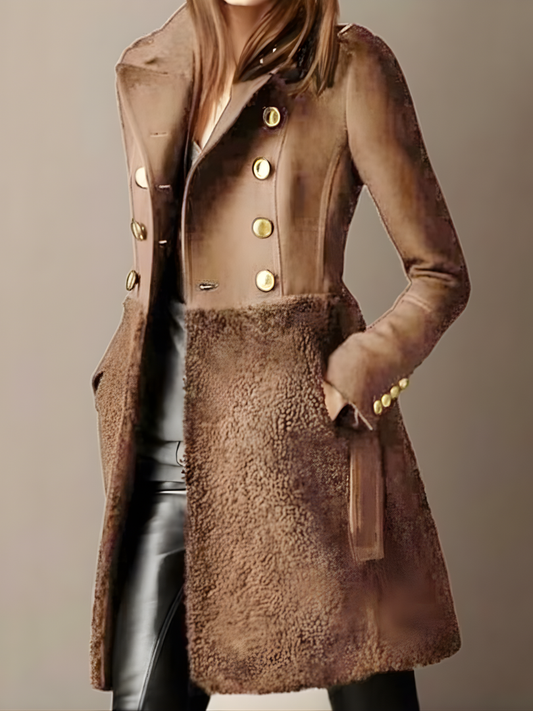 Brunella™ | Vintage-Mantel aus Wollmischung