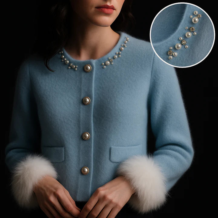 Claribel™ | Strickjacke mit Perlendetail