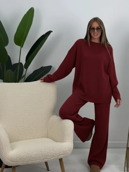 Eleonore™ | Lässiges gestricktes Lounge-Set