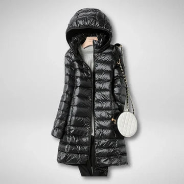 Sibylle™ | Lange gesteppte Jacke