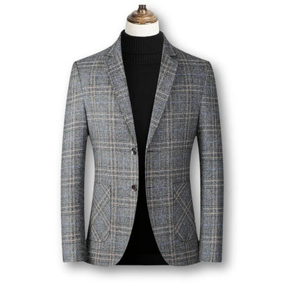 Aron™ | Eleganter Tartan-Blazer