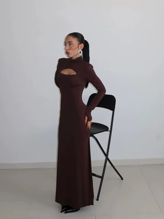 Olythia™ | Langärmliges Rollkragenkleid