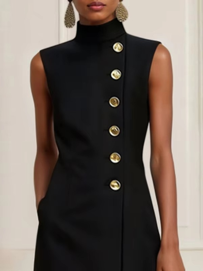 Maelith™ | Urbanes ärmelloses Midikleid