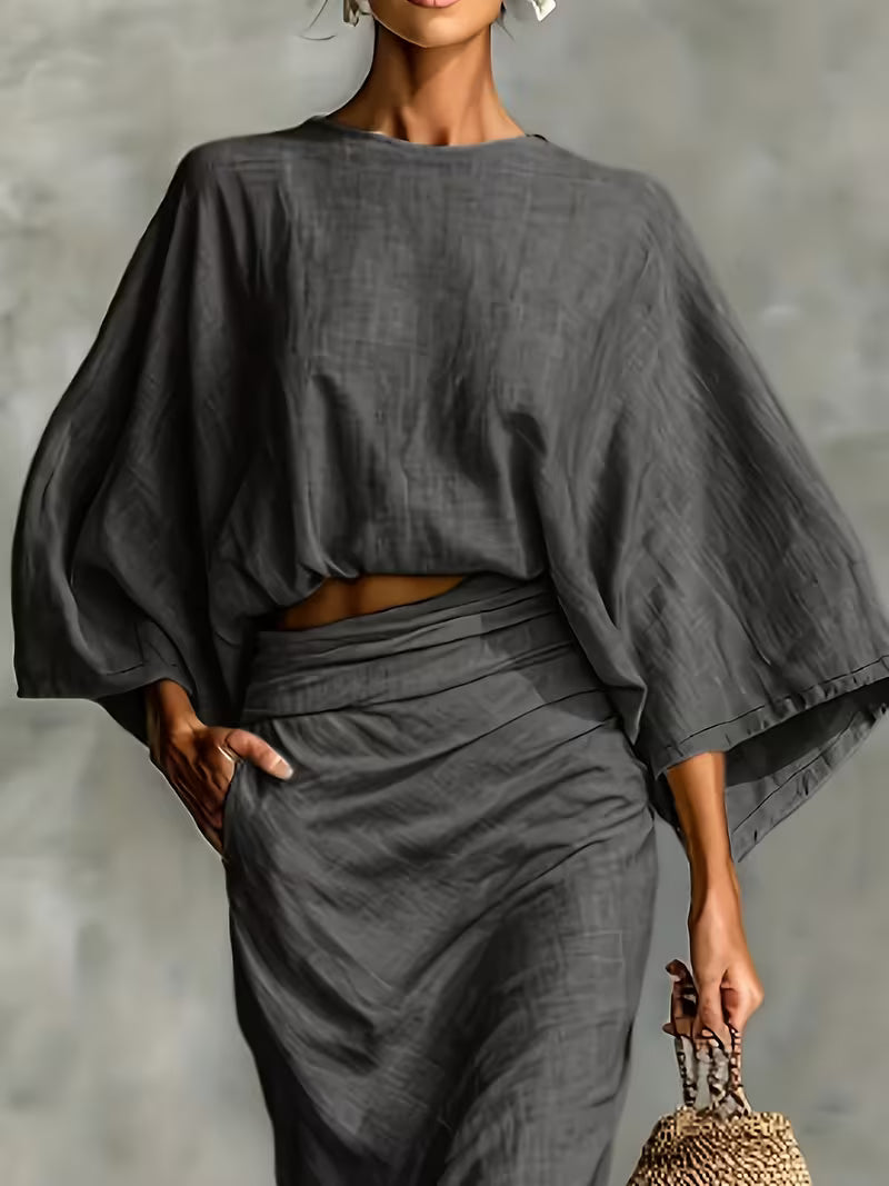 Maelina™ | Zweiteiliges Leinen-Wickelset