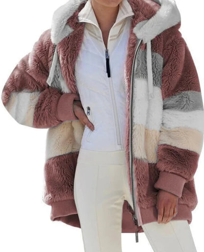 Vireya™ | Kunstfelljacke mit Kapuze