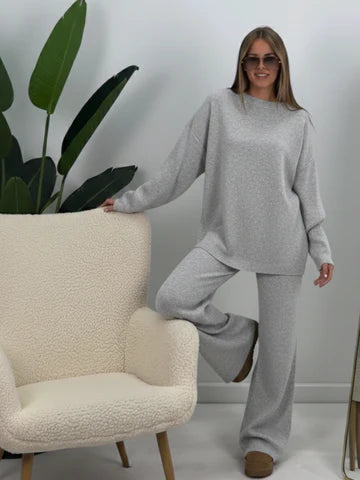 Eleonore™ | Lässiges gestricktes Lounge-Set