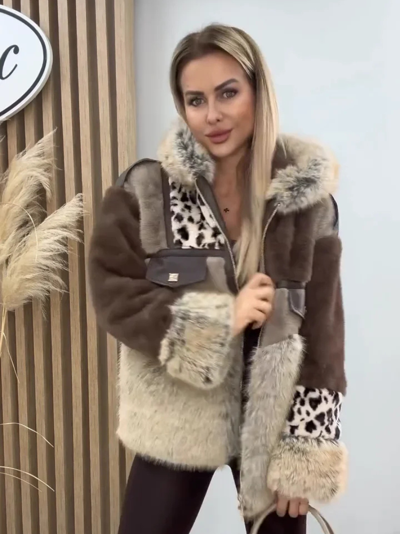 Rosamund™ | Elegante Kunstfelljacke