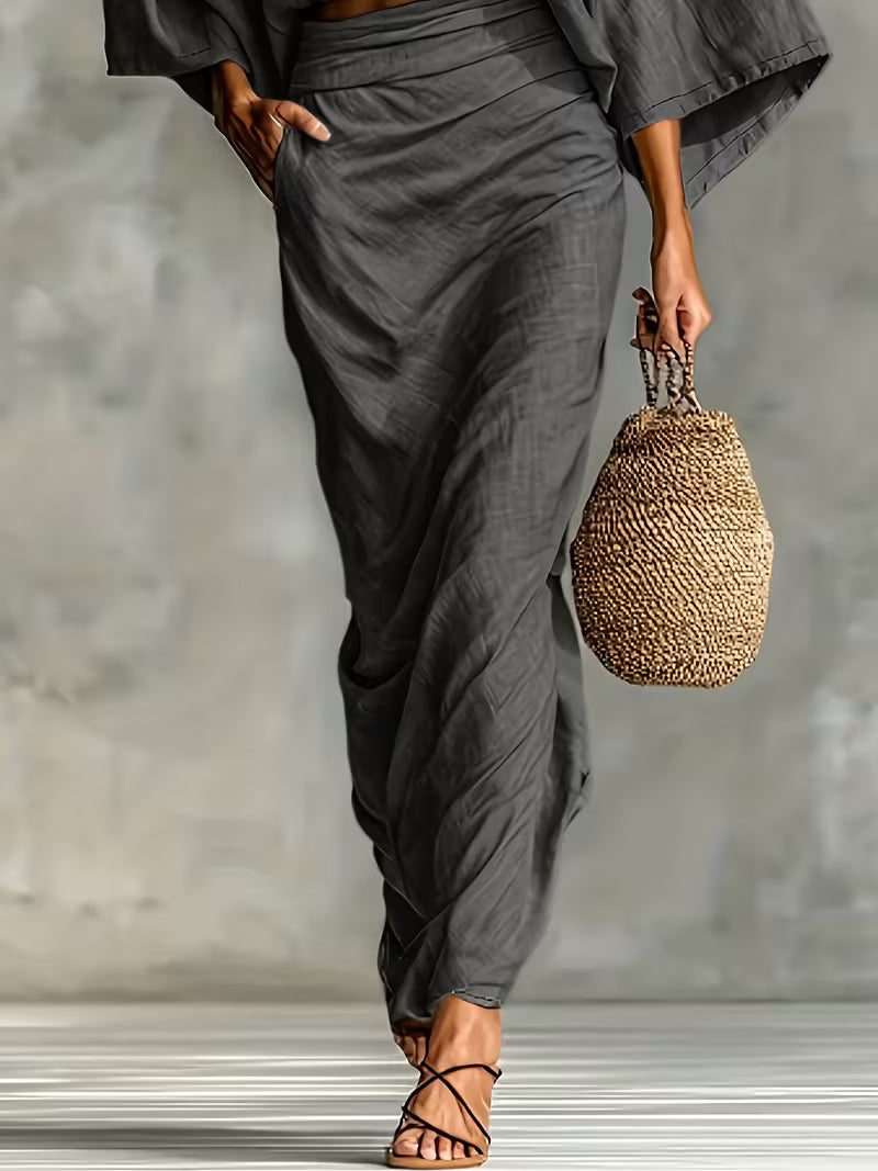 Maelina™ | Zweiteiliges Leinen-Wickelset