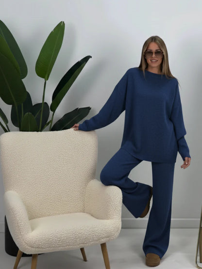 Eleonore™ | Lässiges gestricktes Lounge-Set
