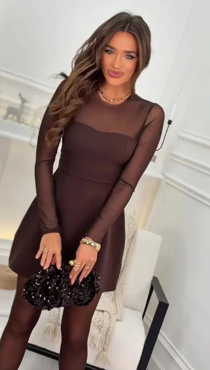 Fenwina™ | Noir-Allure-Minikleid