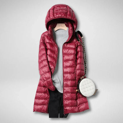 Sibylle™ | Lange gesteppte Jacke