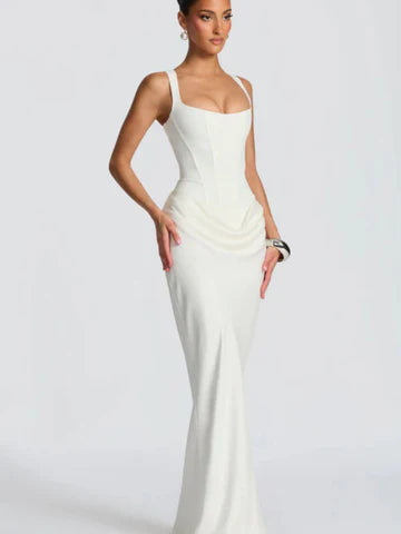 Lirissa™ | Maxikleid mit quadratischem Ausschnitt