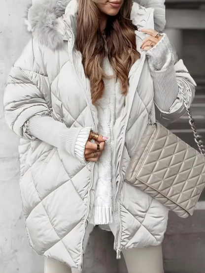 Theresa™ | Gesteppte Pufferjacke mit Kapuze