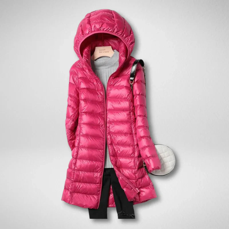 Sibylle™ | Lange gesteppte Jacke