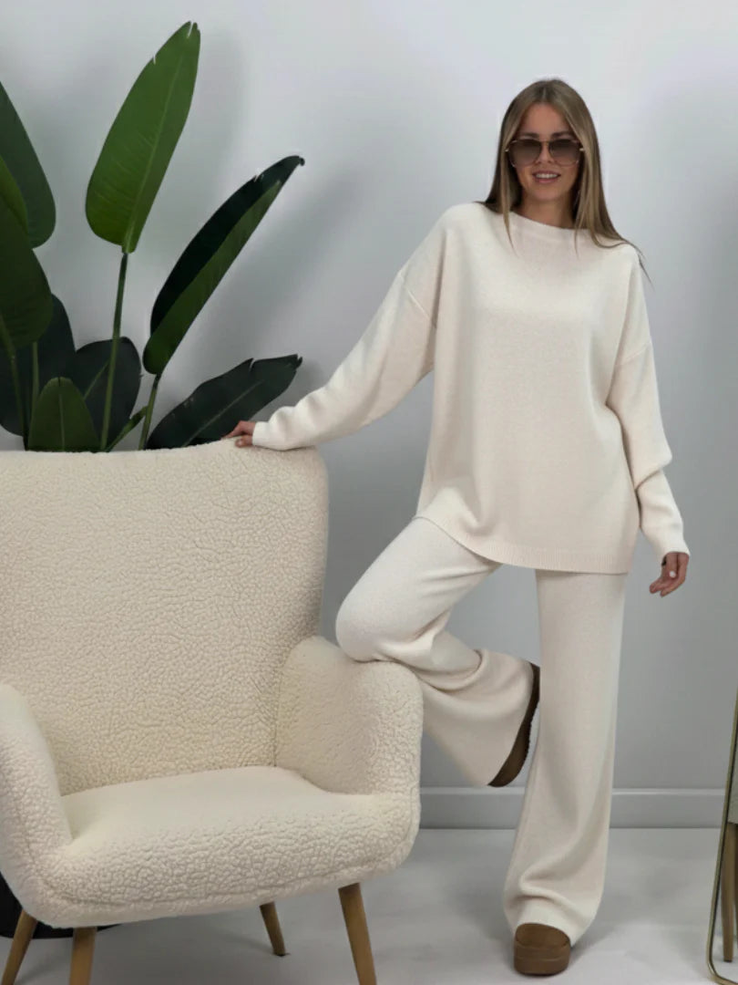 Eleonore™ | Lässiges gestricktes Lounge-Set