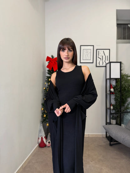 Anna™ | Midikleid mit asymmetrischen Ärmeln