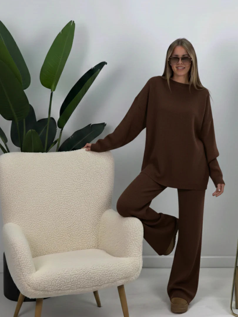 Eleonore™ | Lässiges gestricktes Lounge-Set