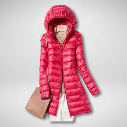 Sibylle™ | Lange gesteppte Jacke