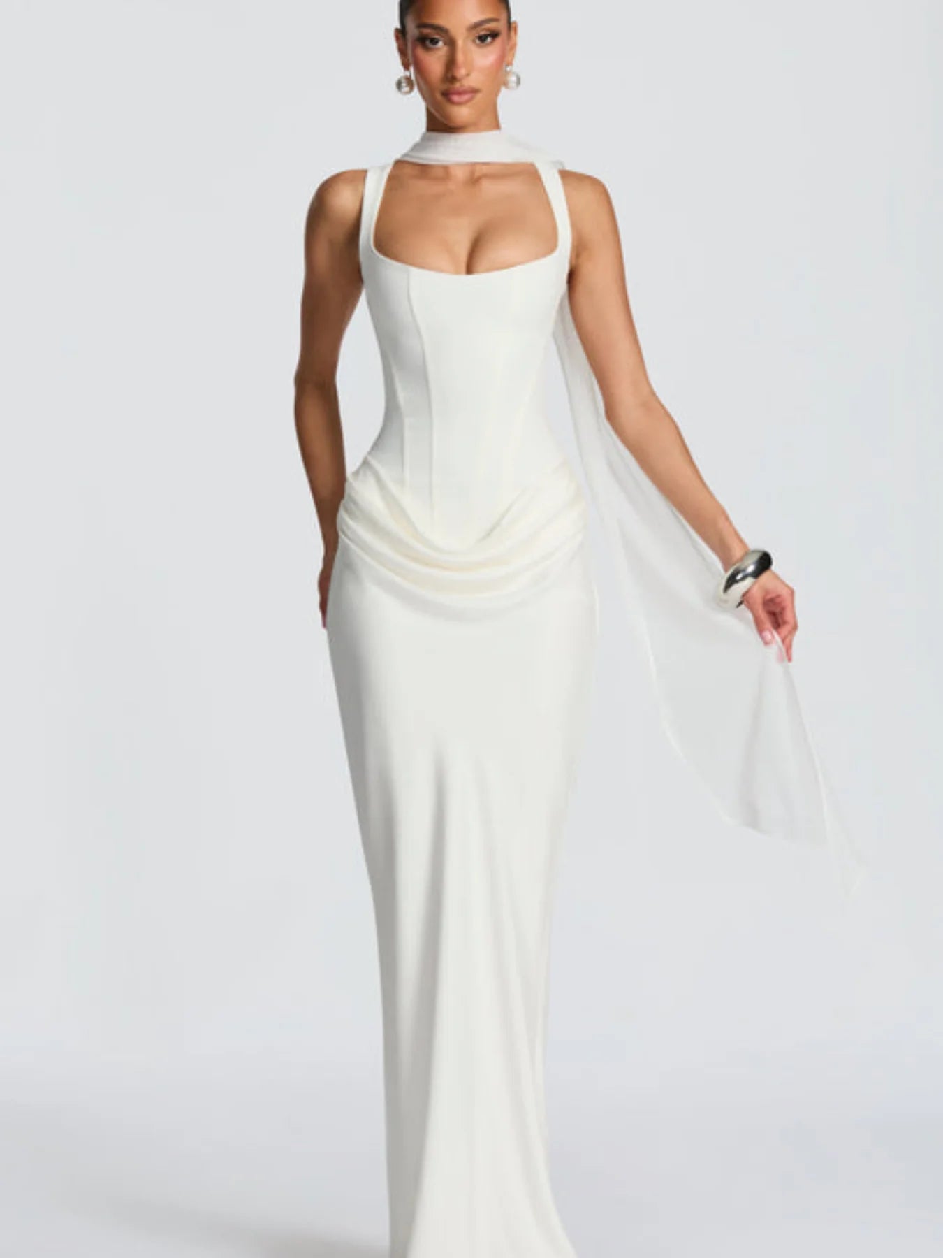 Lirissa™ | Maxikleid mit quadratischem Ausschnitt