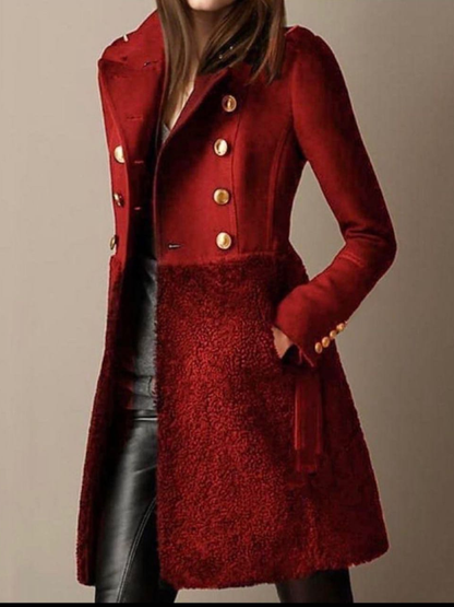 Brunella™ | Vintage-Mantel aus Wollmischung