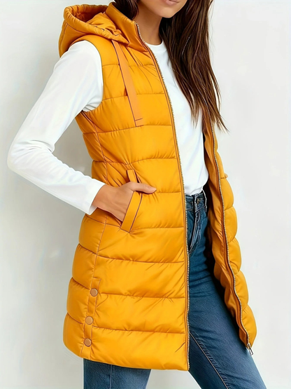 Jessalyn™ | Ärmellose, wattierte Winterjacke