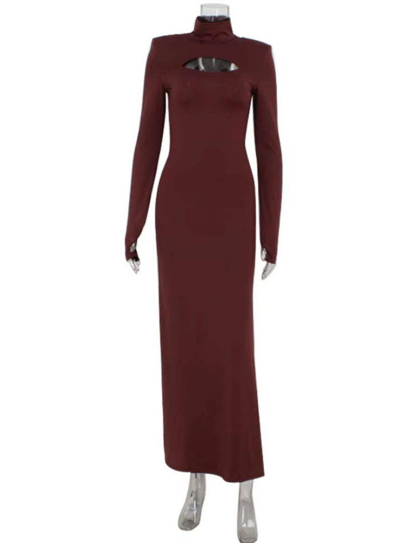 Olythia™ | Langärmliges Rollkragenkleid