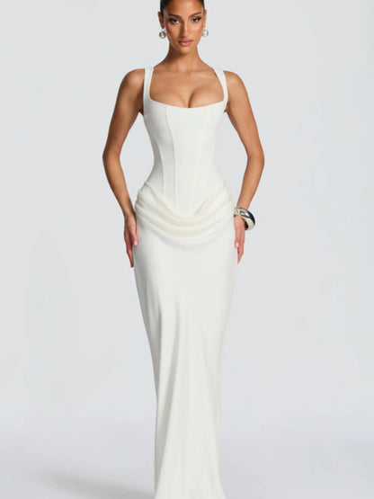 Lirissa™ | Maxikleid mit quadratischem Ausschnitt