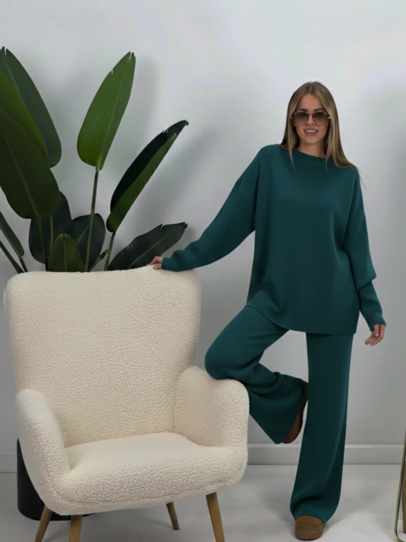 Eleonore™ | Lässiges gestricktes Lounge-Set