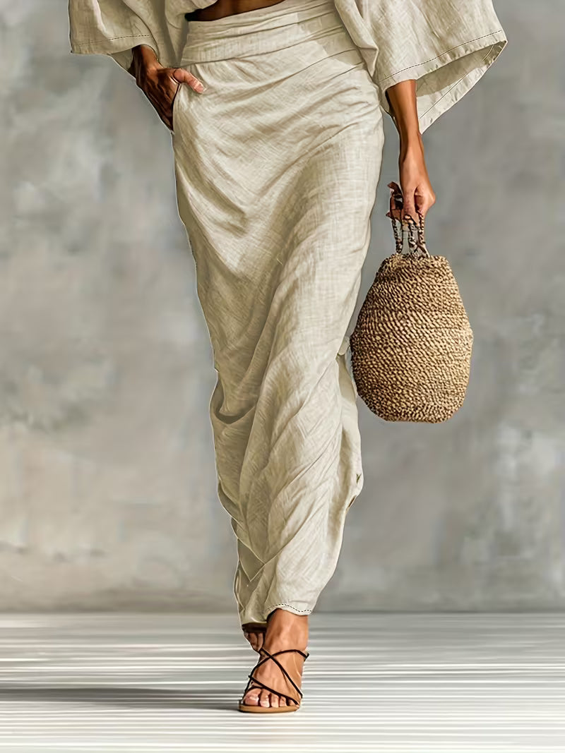 Maelina™ | Zweiteiliges Leinen-Wickelset