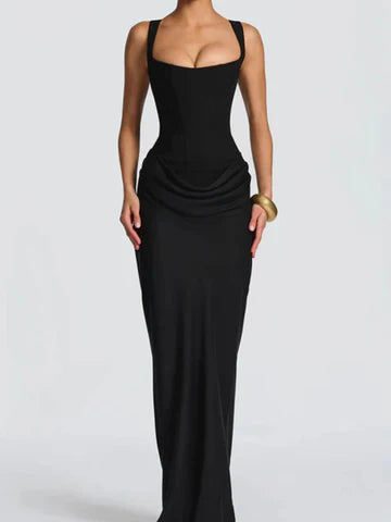 Lirissa™ | Maxikleid mit quadratischem Ausschnitt