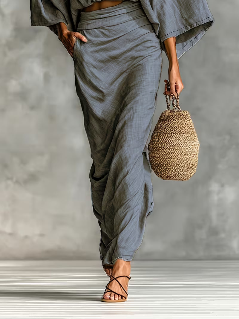 Maelina™ | Zweiteiliges Leinen-Wickelset