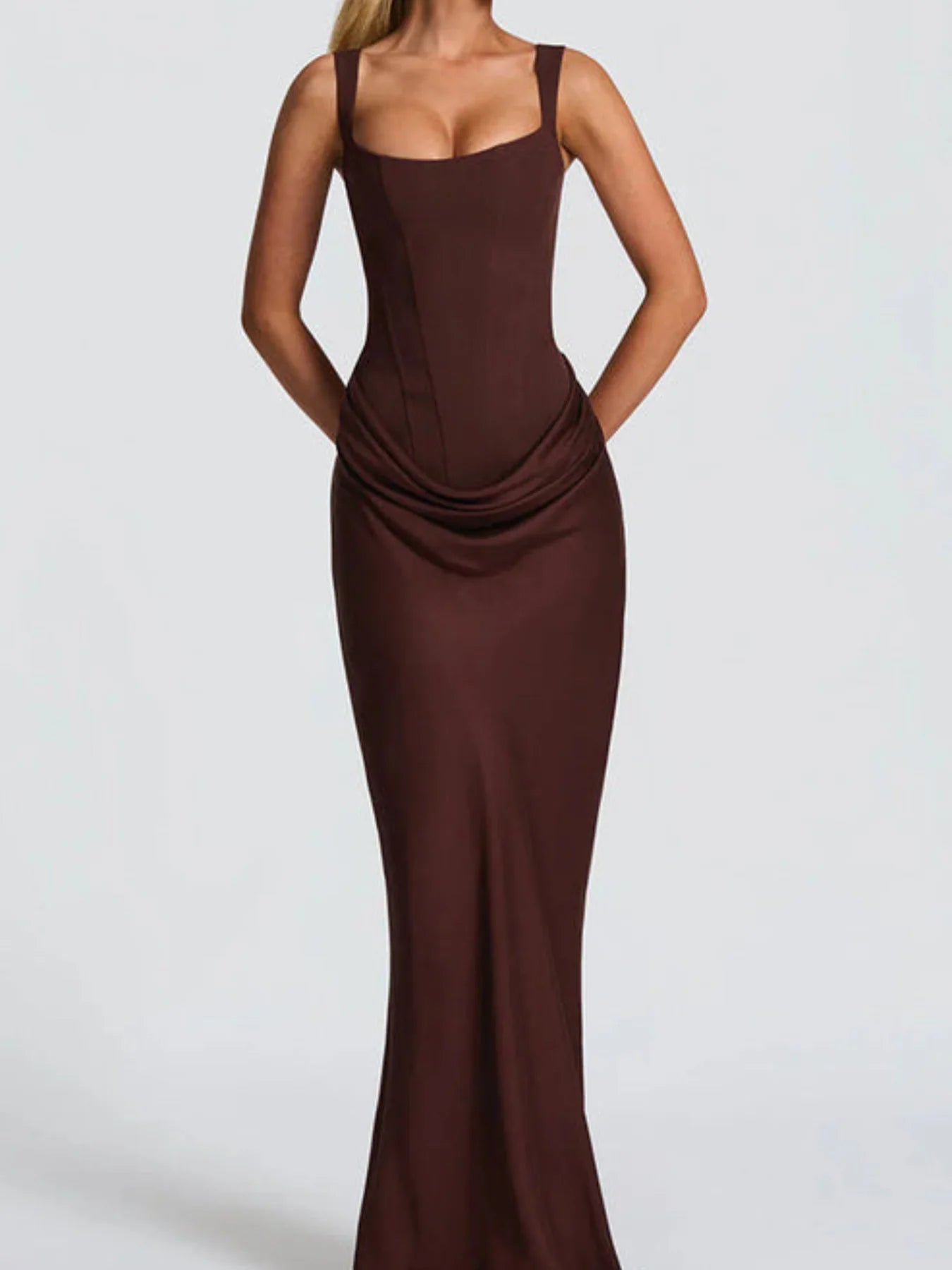 Lirissa™ | Maxikleid mit quadratischem Ausschnitt