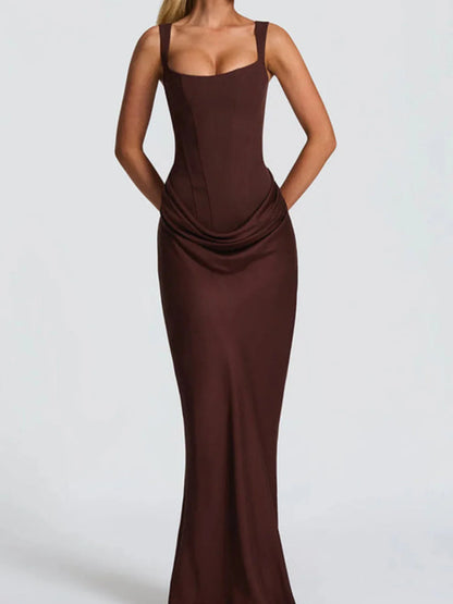 Lirissa™ | Maxikleid mit quadratischem Ausschnitt