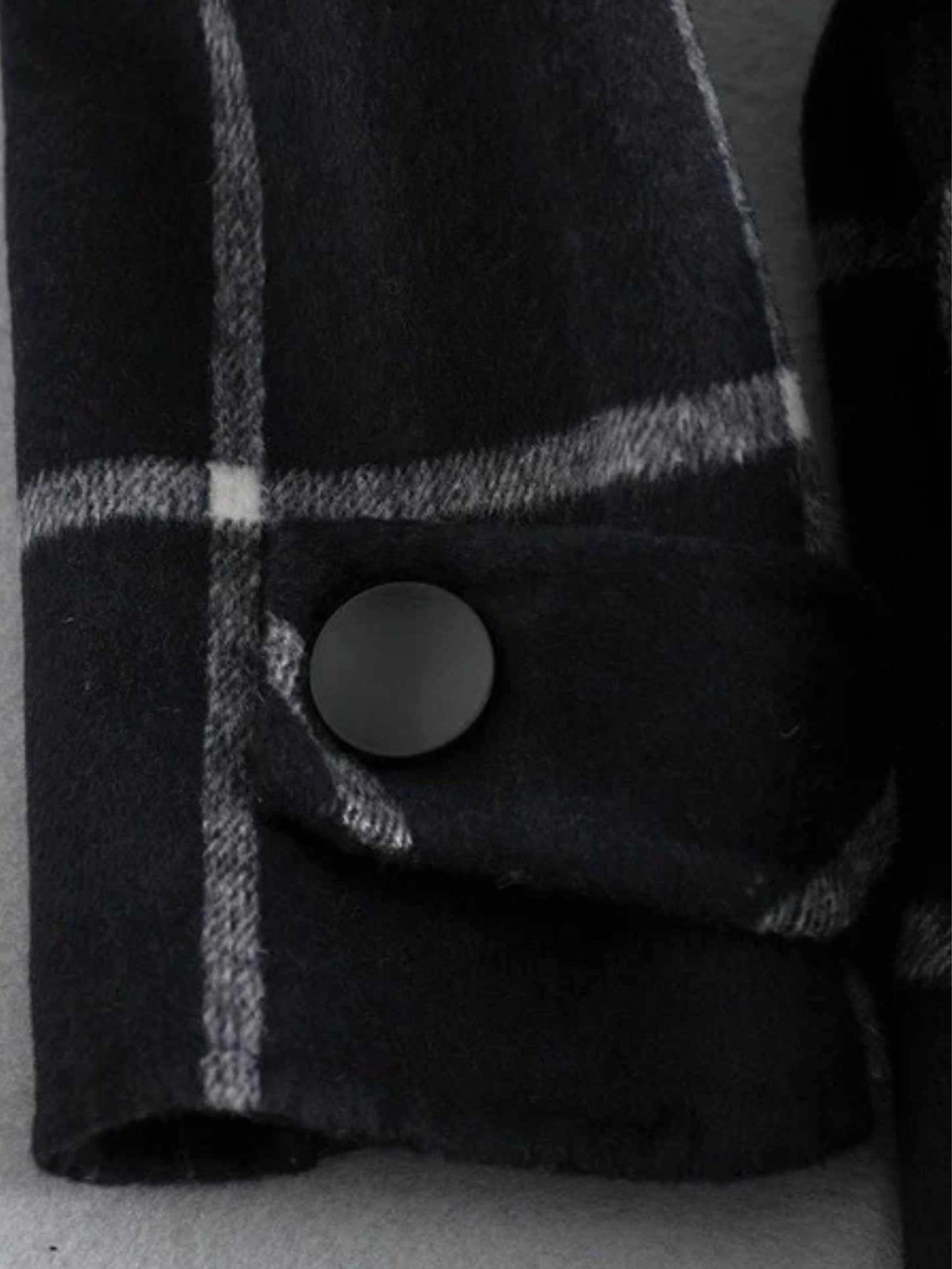 Josephine™ | Eleganter karierter Wollmantel