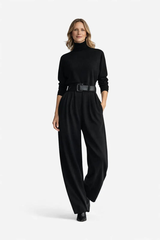 Novara™ | Stilvoller Jumpsuit mit hohem Ausschnitt