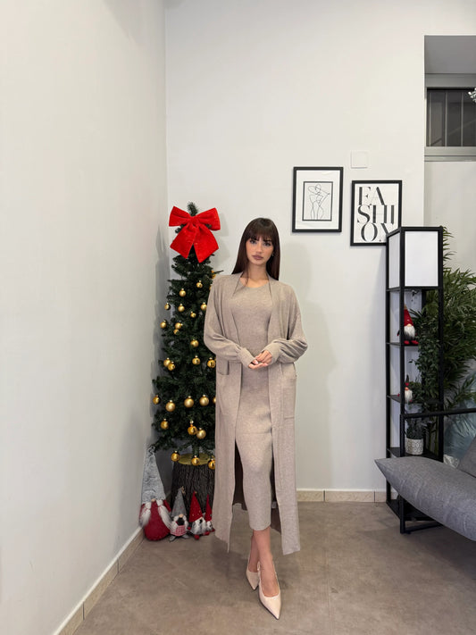 Anna™ | Midikleid mit asymmetrischen Ärmeln