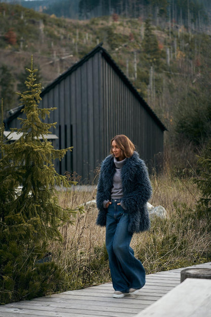 Bellamira™ | Stilvolle Kunstfelljacke